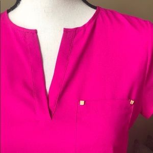 Ivanka Trump XS Pink Fuchsia Bright Dress Top